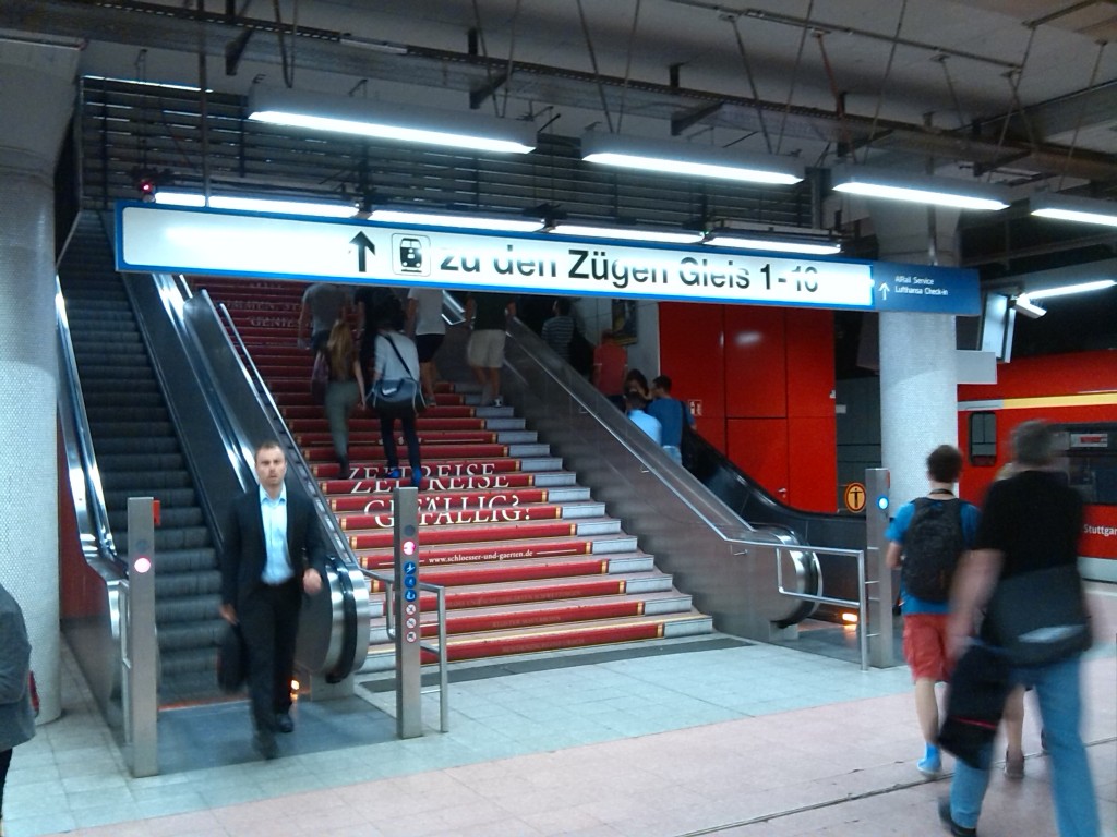 Aufgang zum Hauptbahnhof